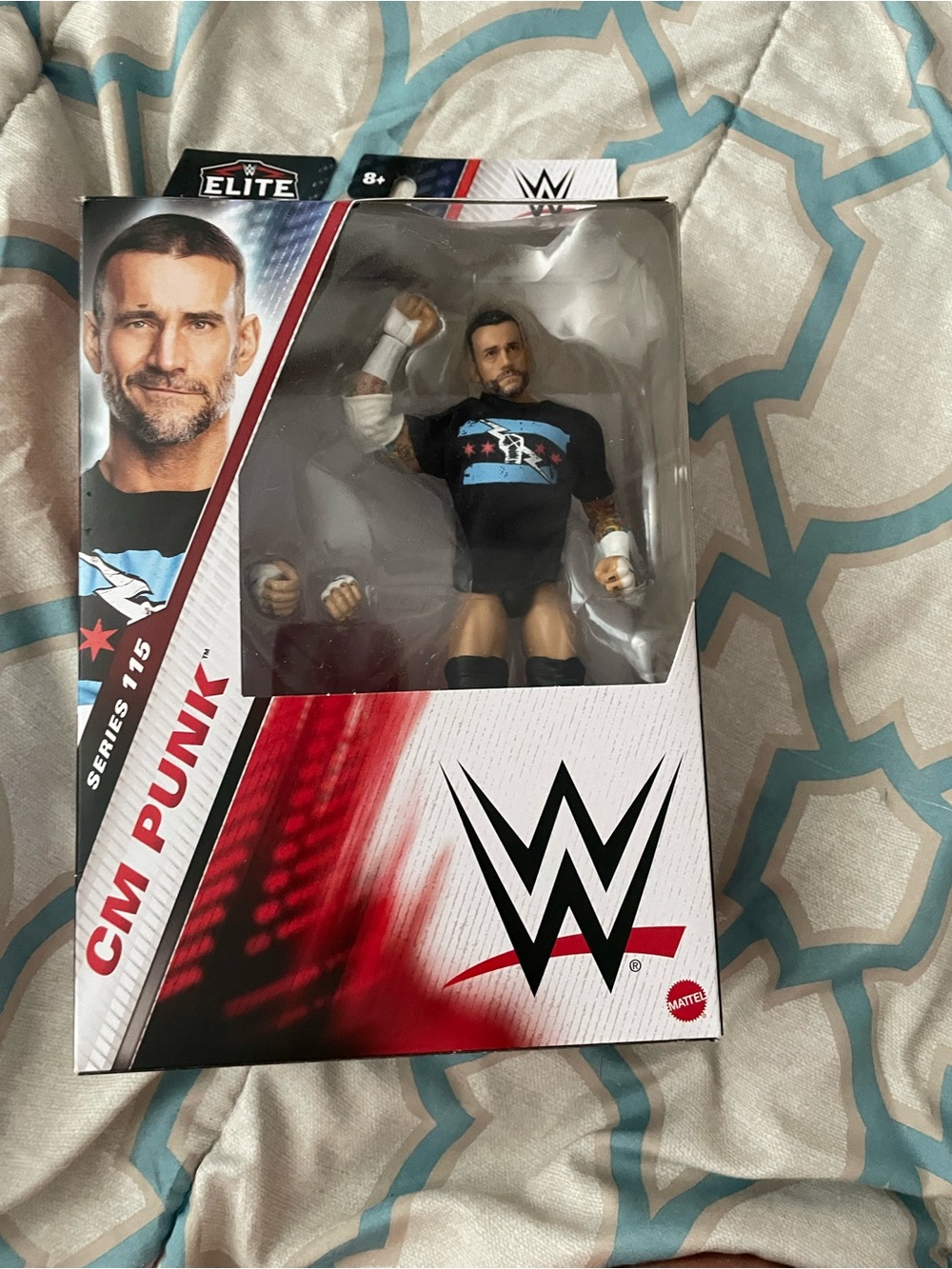 Mattel WWE CM Punk Action Figure - Black & Blue